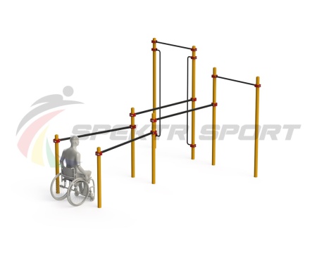 Купить Спортивный комплекс для инвалидов-колясочников WRK-D19_76mm в Чаплыгине 