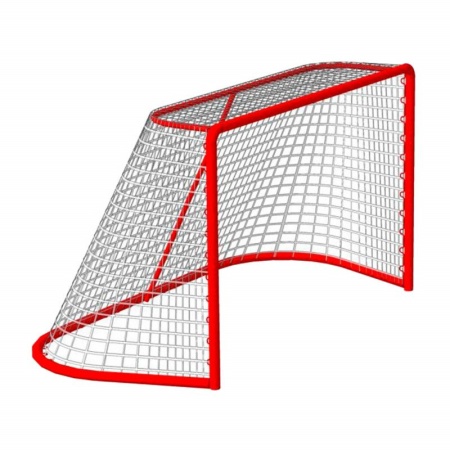 Купить Сетка хоккейная на ворота 1,22мх1,83мх0,5мх1,15м, нить 2,6 мм, безузловая в Чаплыгине 