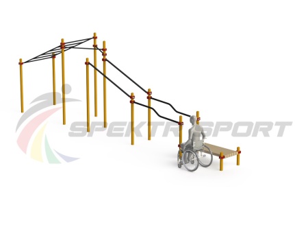 Купить Спортивный комплекс для инвалидов-колясочников WRK-D22_76mm в Чаплыгине 