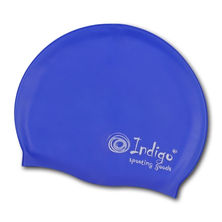 Купить Шапочка для плавания силиконовая Indigo однотонная  в Чаплыгине 