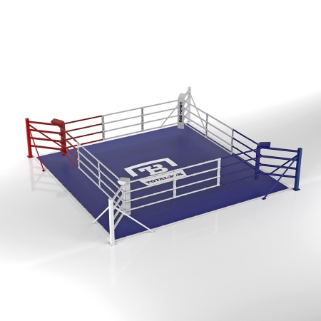 Купить Ринг боксерский напольный Totalbox на упорах 4х4м в Чаплыгине 