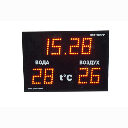 Купить Часы-термометр СТ1.16-2t для бассейна в Чаплыгине 