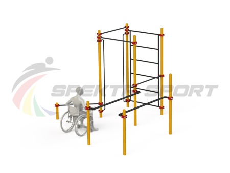 Купить Спортивный комплекс для инвалидов-колясочников WRK-D18_76mm в Чаплыгине 