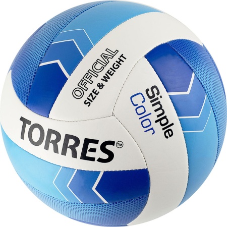 Купить Мяч волейбольный Torres Simple Color любительский р.5 в Чаплыгине 